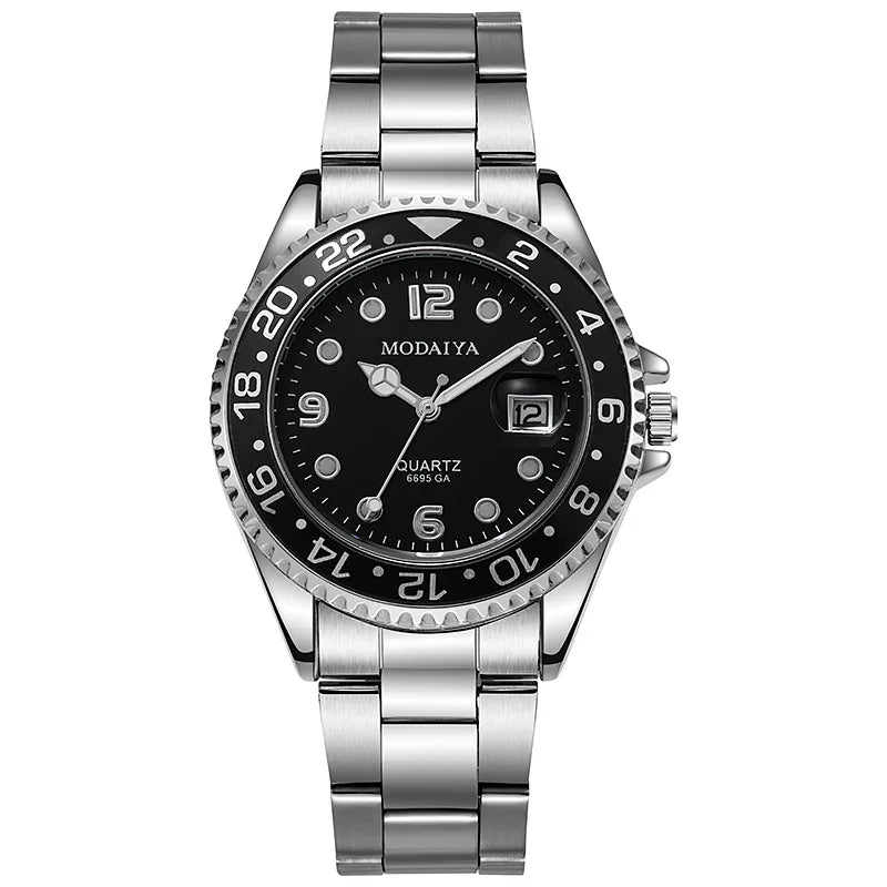 Men's Watches Date High-end Luxury Casual Sport Clock Classic Business Quartz Male Stainless Steel Wristwatches