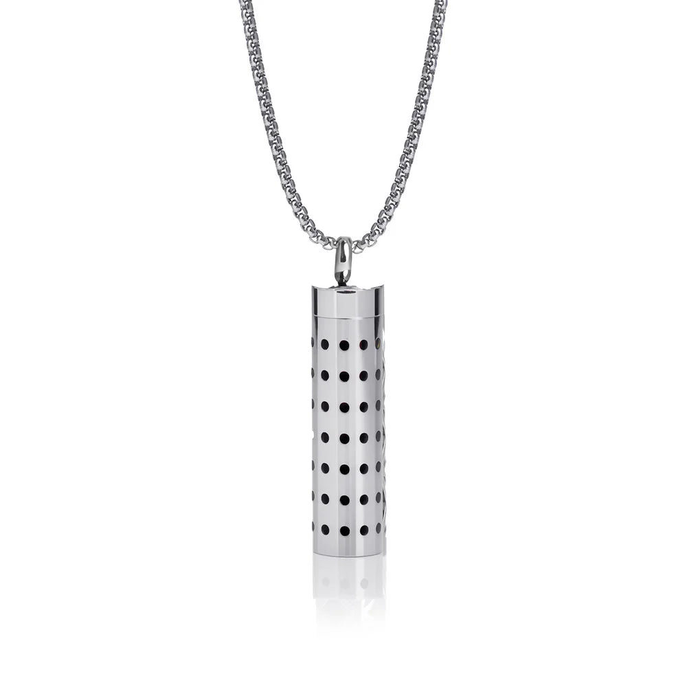 Aromatherapy Necklace Diffuser Pendant 316L Stainless Steel Locket Aroma Perfume Oils Essential Oil Diffuser Pendant Necklace