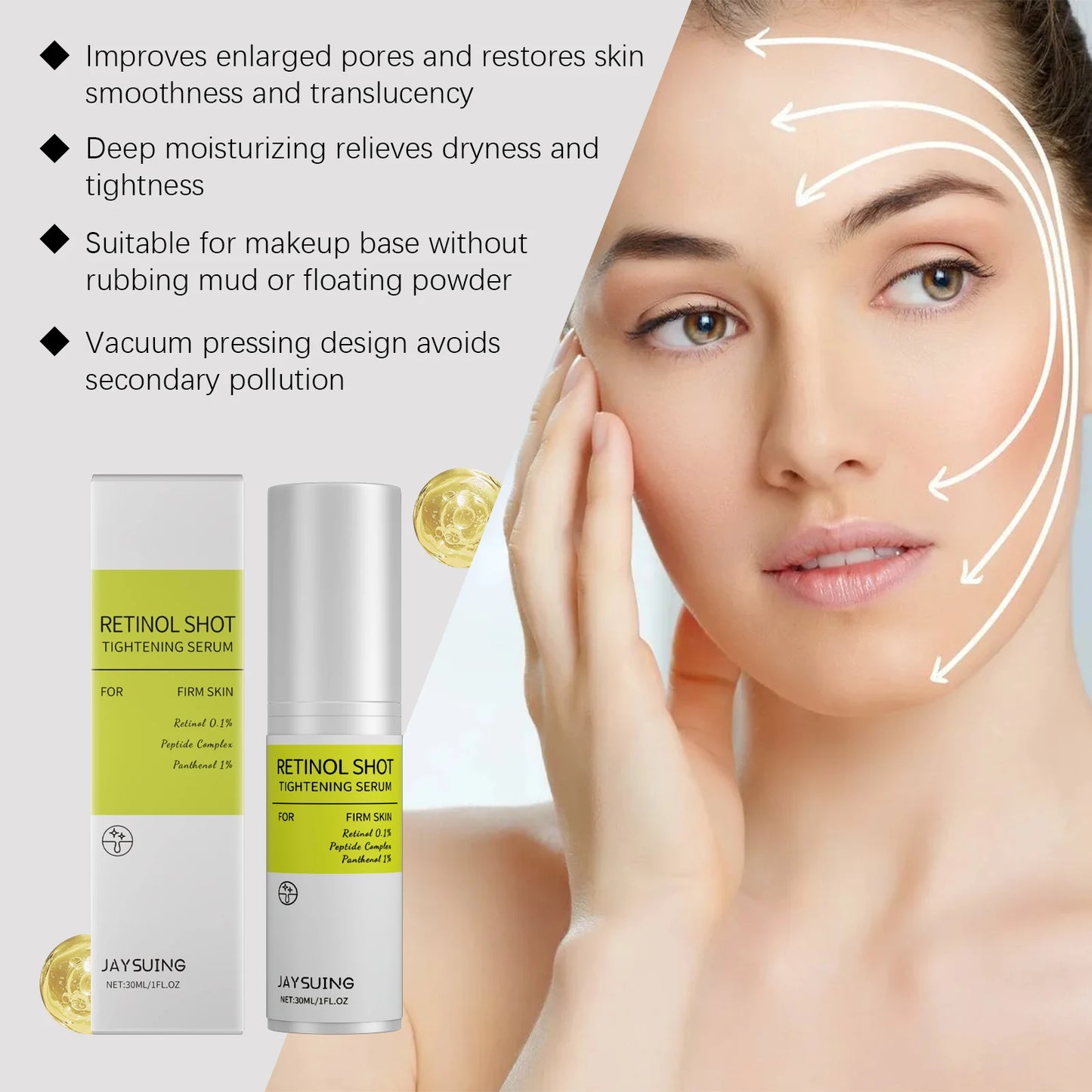 Korean Eye Cream For Anti-wrinkle & Age Retinol Eye Cream Remove Dark Circles Against Puffiness And Bags Hydrate Eye Care Cream